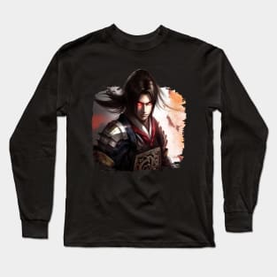 Samurai Warrior - Anime Shirt Long Sleeve T-Shirt